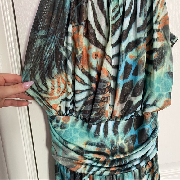 Vintage Marciano by GUESS printed designer mini dress - Picture 3 of 4